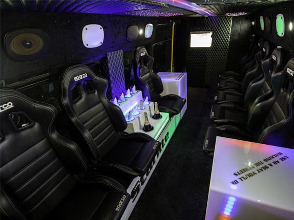 8 Seater Party Bus Hire detail