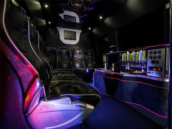 Mercedes Party Bus Hire detail