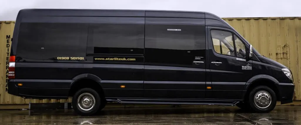 Starlite Mercedes 12 seater party bus