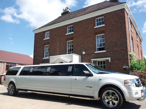 GMC Typhoon Stretch Limo Hire exterior
