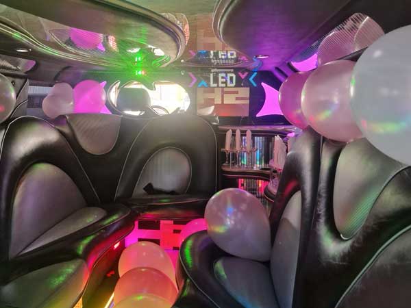 Pink Hummer Limo Hire detail