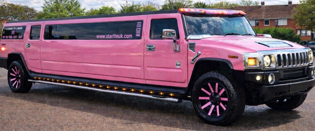 Pink Hummer Limo Hire hero image