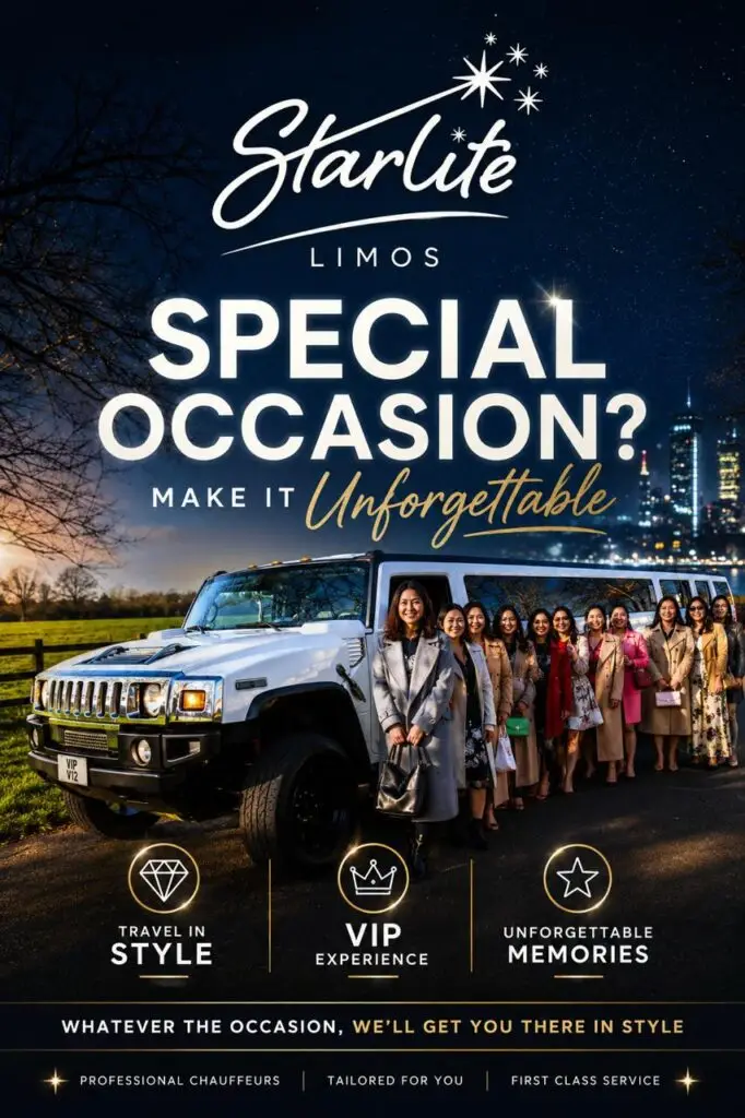 Special occasion Hummer limo hire with Starlite Limos