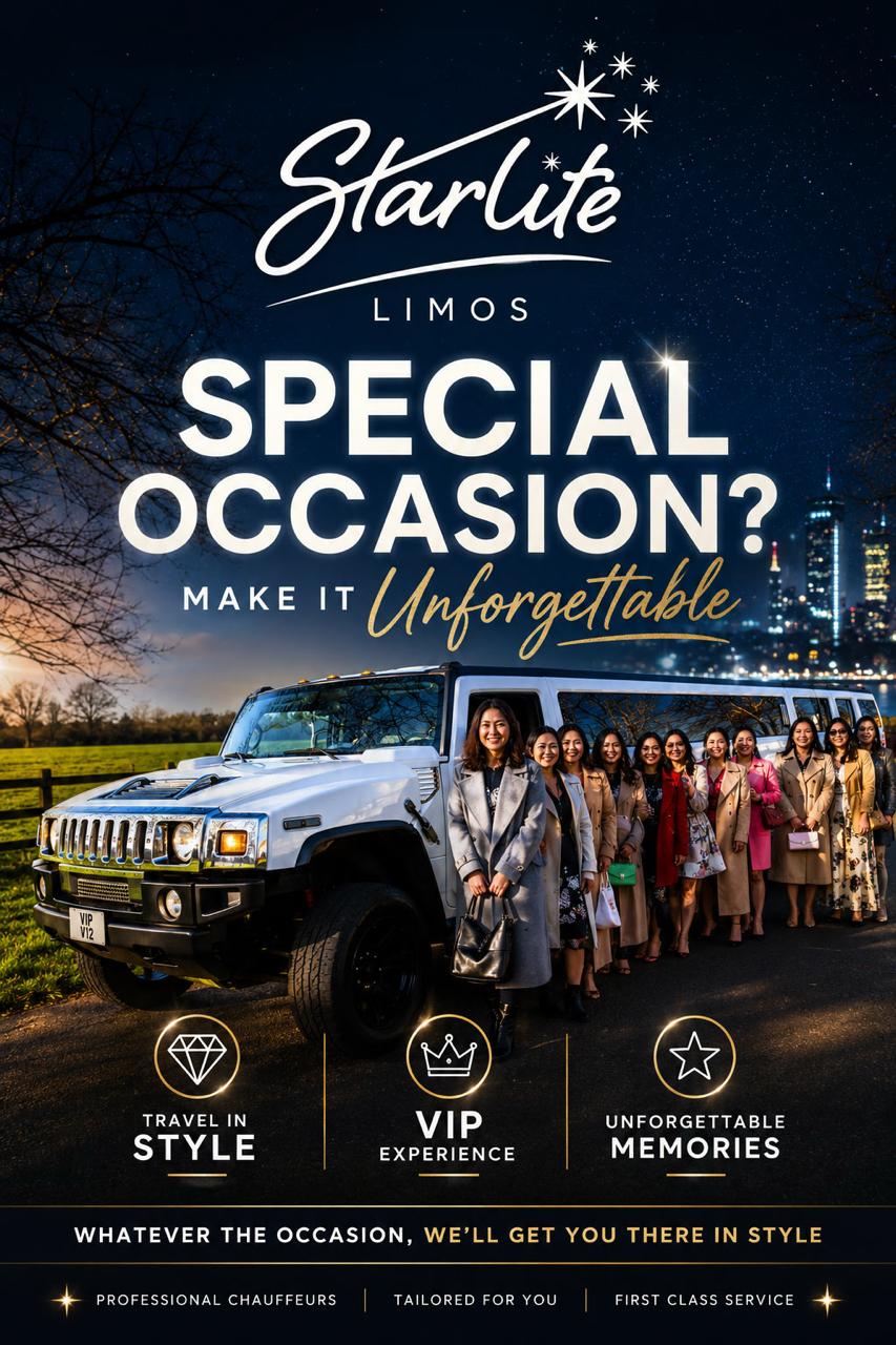 Special occasion Hummer limo hire with Starlite Limos